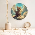 thumbnail image 5 of Gaeub Sunshine Cloud Cute Cat Print Ceramic Plate,Dinner Plates,Bone China Decorative Plates with Display Stand,Art Ceramic Ornaments for Wall Hanging Decoration-6in, 5 of 6
