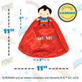 thumbnail image 4 of Kids Preferred DC Heroes Superman Doudou Couverture de Sécurité, 4 of 5