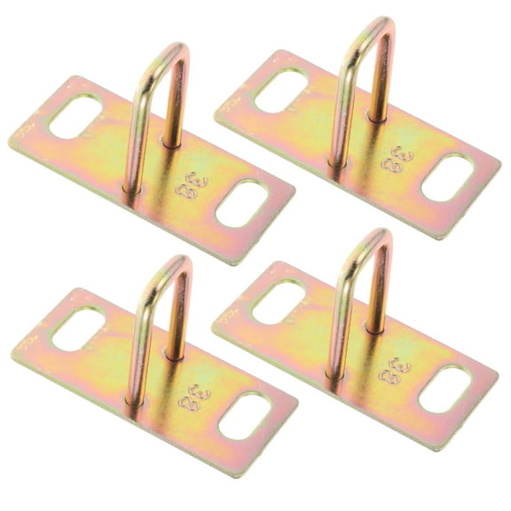 WORGEOUS 4pcs Seat Pad Lock Plate Motorcycle Seat Lock Plate Replacement Electric Motorbike Seats Plates Motorcycle Repair Supplies