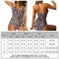 thumbnail image 2 of Conjuntos de bikini Tirantes finos Traje de baño Control de barriga para mujer (Rosa XL) FLhrweasw Para estrenar, 2 of 9