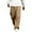 Khaki #48, variant on Dresfit Corduroy Pants Mens Baggy Wide Leg Sweatpants Drawstring Solid Casual Pant 2026 Summer Textured Straight Leg Big and Tall Elastic Waist Slacks Wine 2XL