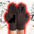 thumbnail image 2 of Women's Winter Touchscreen Gloves Lined Knit Texting Gloves with Elastic for Cold Weather Activities, 2 of 5