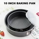 thumbnail image 2 of Molde Para Hornear De Metal Antiadherente Con Fondo Extraíble, Moldes Para Pasteles De Acero Al Carbono Negro, Molde Redondo Para Hornear Pasteles, Accesorios De Cocina matsuzay HA022580-00, 2 of 7
