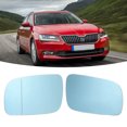 thumbnail image 1 of Heated Rearview Mirror Glass, Long Lasting 1 Pair Blue 1K0857521 Clear View  for SUPERB, 1 of 8