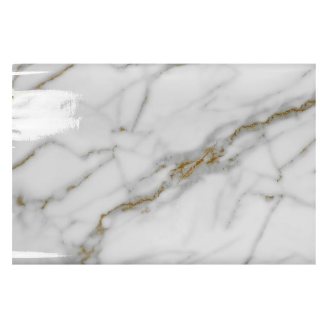 Pegatinas de pared de la cocina espesadas Fondo de pantalla impermeable para gabinetes Pegatina de pared de papel de aluminio autoadhesivo Papelatina impermeable de mármol