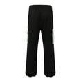 thumbnail image 5 of Pantalones cargo para hombre - Corte recto - Dobladillo ajustable - Cintura elástica - Ropa de trabajo - Poliéster, 5 of 5
