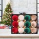 thumbnail image 5 of Adorno Navideño de Bola, Diseño Irresponsable, Ligero y Seguro, Ideal para Árboles y Coronas, Decoración Navideña Versátil, Bodas y Fiestas, Juego de 12 Piezas, 5 of 6