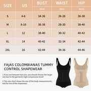 COMFREE Women Waist Trainer Bodysuit Tummy Control Corset Full Body Shaper Cincher Tank Top with Adjustable Straps