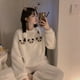 thumbnail image 2 of Conjunto de pijama cálido de Invierno para mujer, ropa de dormir de franela de manga larga con oso Panda de dibujos animados, pantalones de terciopelo, ropa de dormir para el hogar, 2 of 4