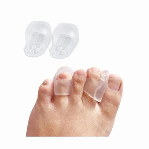 wonima11 Soft Gel Toe Straighteners for Curled Toes, Overlapping Toe, Hammertoe, Bent, Crooked & Claw Toes(6 Pairs) - Hammertoe Corrector for Women & Men - Pain Relief Cushions & Alignment Support