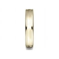 thumbnail image 6 of Benchmark� 18k Gold 4mm Comfort-fit Satin-finished High Polish Finish Round Edge Design Wedding Band Ring, 6 of 9