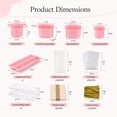 thumbnail image 5 of 8 Pcs Cakesicle Mold Set, Cake Pop Mold with 9.3 in Tray and 12-Hole Acrylic Stand, Complete Baking Tools Kit Including 5.9 in Sticks, Bags and Ties for Birthday Party Wedding Desserts, 5 of 6