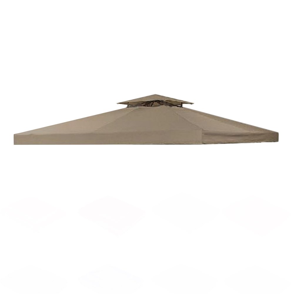 Garden Winds Universal TwoTiered Replacement Gazebo Canopy Top, Nutmeg