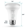 thumbnail image 4 of Luxrite BR20 LED Light Bulb 7W=78W 5CCT Dimmable 550 Lumens LED Flood Light Bulb UL Listed E26 Medium Base 6-Pack, 4 of 7