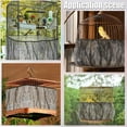 thumbnail image 3 of Universal Organza Bird Cage Seed Catcher Net Cover Parrot Mesh Net Cover Black 400x0.1mm, 3 of 9