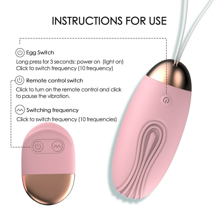 Birdsexy 10 Frequency Invisible Wearable Panty Vibrator Toys for Women  Pleasure Jumping Egg with Remote Control, Female Vibrating Egg Personal  Massager Pink