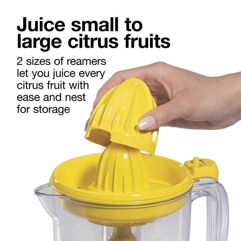 Proctor Silex Electric Citrus Juicer with 34 oz Pitcher, Yellow photo 6