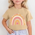 thumbnail image 2 of HNMKIU Hauts Tendance pour Filles Manches Courtes T-Shirt Imprimé Mignon Col Rond pour Jouer en Été et Porter au Quotidien, 2 of 4