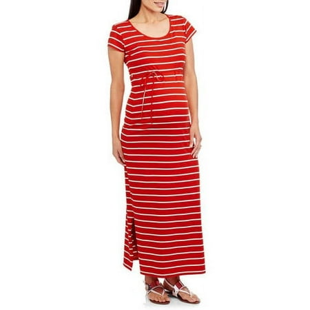 Oh! Mamma Maternity Cap Sleeve Striped M