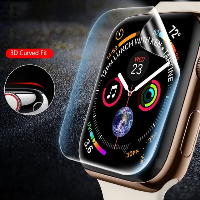 Gwong Electrónica 2pcs Watch Película protectora Anti-Dazzle Responsable TPU TPU Protector de pantalla impermeable para iWatch 6/5/4/3/2/1