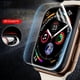 thumbnail image 1 of Gwong Electrónica 2pcs Watch Película protectora Anti-Dazzle Responsable TPU TPU Protector de pantalla impermeable para iWatch 6/5/4/3/2/1, 1 of 6