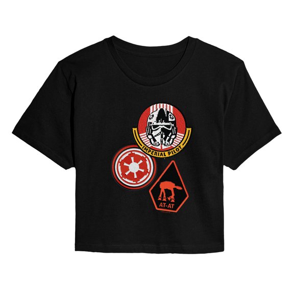 The Mandalorian And Grogu - Imperial Pilot - Juniors Cropped Graphic T-Shirt