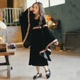 thumbnail image 1 of LOVZFMLL Robe à Manches Longues en Velours Motif Halloween pour Fille, 1 of 3