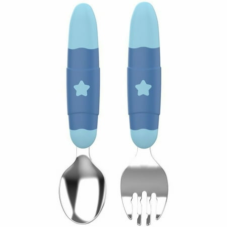 

Stainless Steel Spoon and Fork 1 Set Stainless Steel Spoons and Forks Cartoon Baby Tableware Fork Cutlery