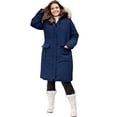 thumbnail image 1 of Woman Within Women's Plus Size The Arctic Parka™ in Knee Length Coat, 1 of 6