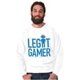 thumbnail image 4 of Legit Gamer Video Games Nerdy Geeky Men's Crewneck Sweatshirt Brisco Brands X, 4 of 6