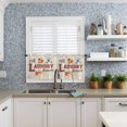 thumbnail image 6 of Half Window Curtains 24 Inches Long, Laundry Room Window Treatment Curtain Drapes, Rustic Farmhouse Washing Machine Clothes Short Curtains Tiers for Kitchen Over Sink, 27.5"x24", 2 Panels, 6 of 7