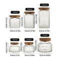 thumbnail image 5 of Convenient Clear Glass Storage Jar For Kitchen Pantries And Home Organization, 5 of 19