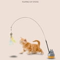 thumbnail image 6 of 360 Degree Rotating Cat Toy, Automatic Interactive Wand with Suction Cup Base, Moving Feather Fish Bell Teaser, Detachable Self Play Kitten-Toy for Boredom Relief C, 6 of 6