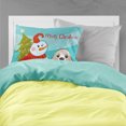 thumbnail image 2 of Carolines Treasures BB1836PILLOWCASE Snowman With Cocker Spaniel Fabric Standard Pillowcase, 2 of 2
