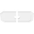 thumbnail image 2 of Ekena Millwork CMP30X15ED2-04000 4 in. ID x 10.5 in. Rectangle Emerald Architectural Grade PVC Contemporary Ceiling Medallion - 2 Piece, 2 of 4