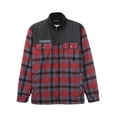 thumbnail image 5 of Ma Croix Men's Plaid Zip-Up Sherpa Lined Thermal Fleece Padded Cotton Jacket, 5 of 7