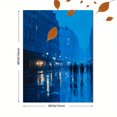 thumbnail image 3 of Parisian Streetscape Oil Painting Canvas Print Wall Art for Living Room Office Hotel Cafe, 3 of 8