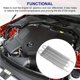 thumbnail image 3 of Enfriador De Transmisión De Tubo Y Aleta Ultrafrío Universal, Aire Acondicionado De Coche De Metal, Tipo Pelotón, Tubo De Condensación, Condensador De Coche De 4 Filas Eigraketly VI009324-02, 3 of 7