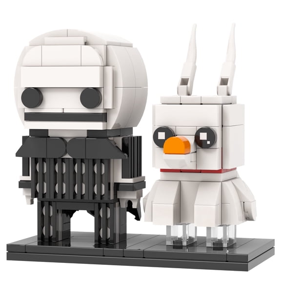 MOOXI Halloween Night Before Christmas Jack and Zero Brickheadz Building Set,Classic Creative Building Blocks Children Kit,Gifts for Kids(259pcs)