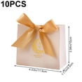 thumbnail image 2 of Jiibva 10PCS Eid Gift Bags Ramadan Snack Bags with Gold Ribbon, Reusable Eid Mubarak Bags for Presents Festive Party Wrapping, 2 of 7