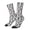 White, variant on Cute Panda Face Crew Socks for Men & Women, Breathable Casual Athletic Ankle Socks
