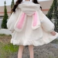 thumbnail image 4 of Sudadera con Capucha Orejas de Conejito YONGSHENG Suéter Esponjoso Manga Larga, 4 of 5