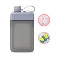 thumbnail image 1 of CSChome Bouilloire de Sport 450ml Bouteille de Sport Résistante à la Chaleur, Étanche, Anti-Chute, Transparente, Créative, Carrée, Plate, pour Sports Extérieurs, 1 of 7