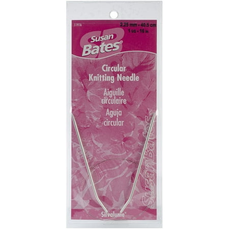 UPC: 0077216005013 | Susan Batges Silvalume Circular Knitting Needles 16 -Size 1/2.25mm