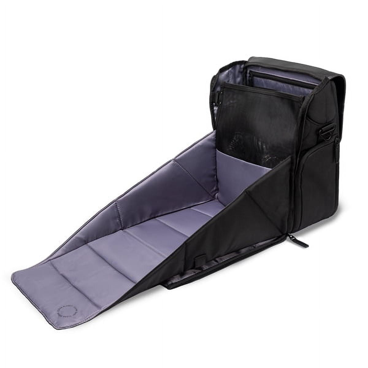 Paperclip Willow Diaper Bag Backpack with Fold-Out Changing Station, Eco-Friendly, Forest Black