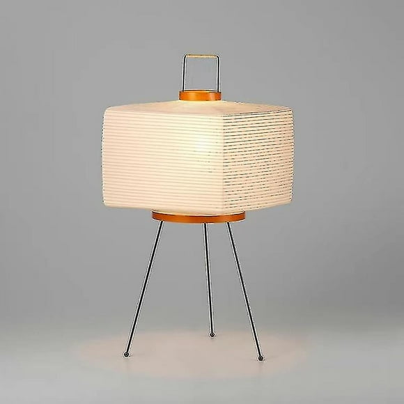 Japanese Creative Tripod Floor Lamp Bedroom Bedside Desktop White Rice Paper Table Lamp Home Hotel Loft Lighting Deco StandlightYOUYOU
