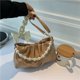 thumbnail image 4 of Bolso de mano de alta gama con diseño de nubes plisadas y perlas para debajo del brazo, pequeño bolso de mano de colaboración colectiva para mujer, bolso de hombro de verano que combina con todo, 4 of 6