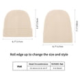 thumbnail image 5 of 6 Pack Baby Beanie Hats for Unisex Infant Toddler Cotton Beanie Newborn Hospital Hat for Boys Girls 0-6 Months, 5 of 7