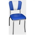 thumbnail image 1 of Pemberly Row Chaise de Salle à Manger en Bleu Royal et Blanc, 1 of 2