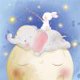 thumbnail image 2 of Cuadros Decorativos 5D DIY Diamante Pintura Bebé Elefante Completo Taladro Redondo Mosaico Arte Imagen Kits DQrwqpou Nuevos Originales, 2 of 9
